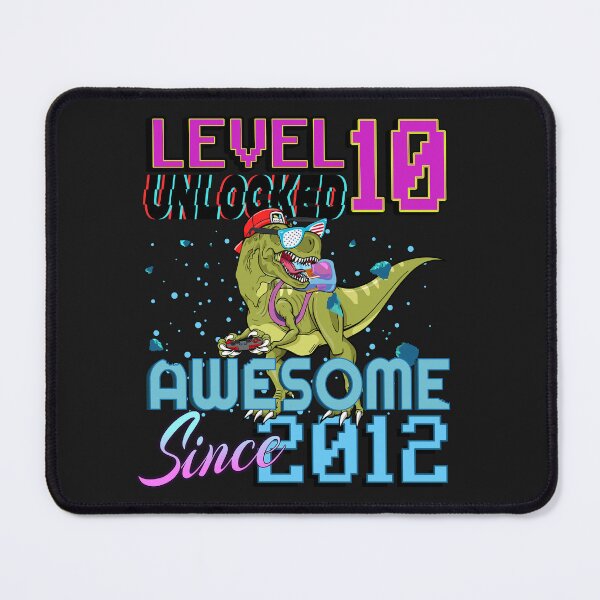 Item preview, Level 10 Unlocked Awesome Since 2012 10th birthday gaming designed and sold by Lazza-Tracks.