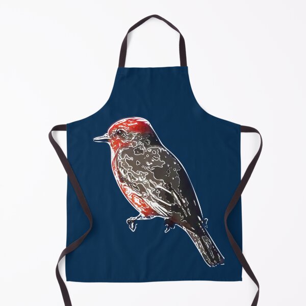 Item preview, A Vermilion Flycatcher White Alternate Design designed and sold by designsasstultd.