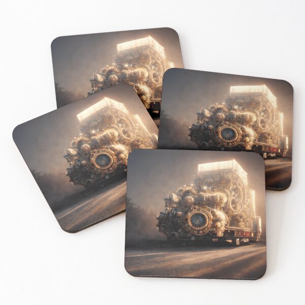 Item preview, Futuristic truck engine with intricate details designed and sold by Riverside-Moon.
