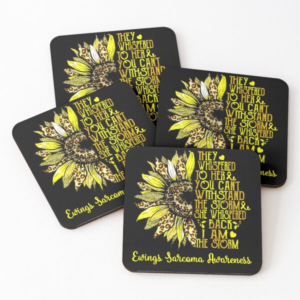 Item preview, I Am The Storm Sunflower Leopard Ewings Sarcoma Awareness designed and sold by rechardtee.