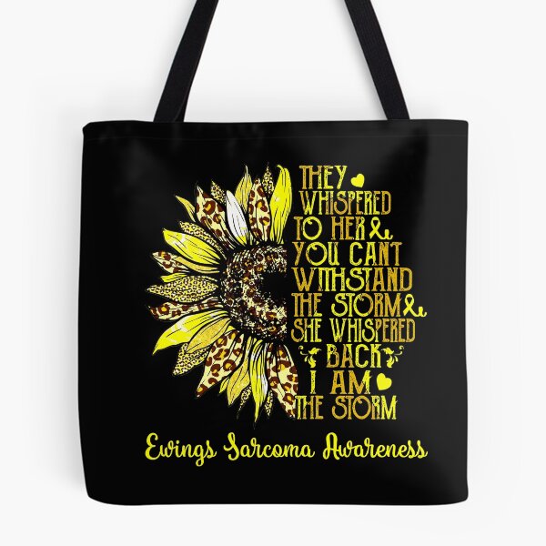 Item preview, I Am The Storm Sunflower Leopard Ewings Sarcoma Awareness designed and sold by rechardtee.