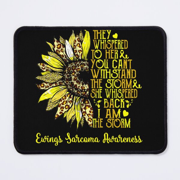 Item preview, I Am The Storm Sunflower Leopard Ewings Sarcoma Awareness designed and sold by rechardtee.