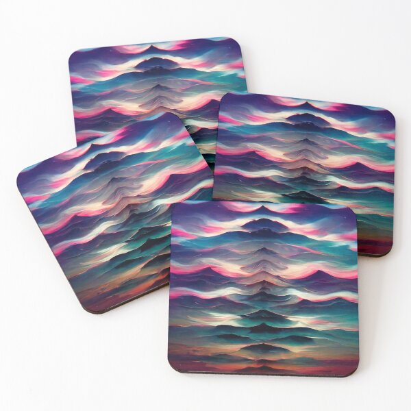 Item preview, Twisted vaporwave landscape designed and sold by Riverside-Moon.