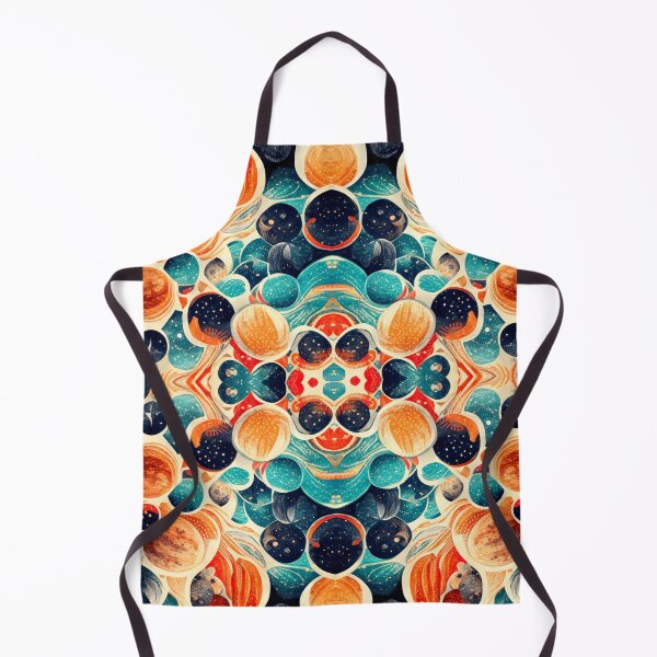 Item preview, Seamless pattern of stars and planets designed and sold by Riverside-Moon.