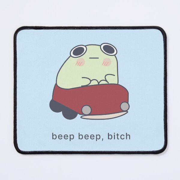 Item preview, cute cartoon frog with road rage designed and sold by l2b-studio.