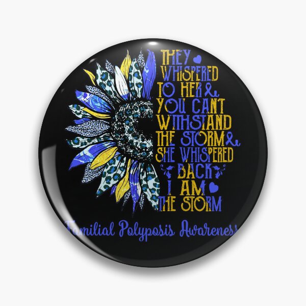 Item preview, I Am The Storm Sunflower Leopard Familial Polyposis Awareness designed and sold by rechardtee.