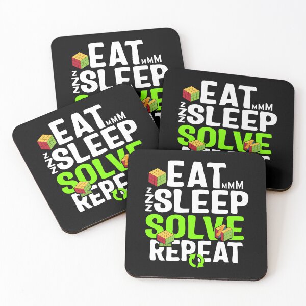 Item preview, Rubik Cube, Vintage Eat Sleep Solve Repeat, Birthday Gifts For Boys designed and sold by ArcanWilkinson.
