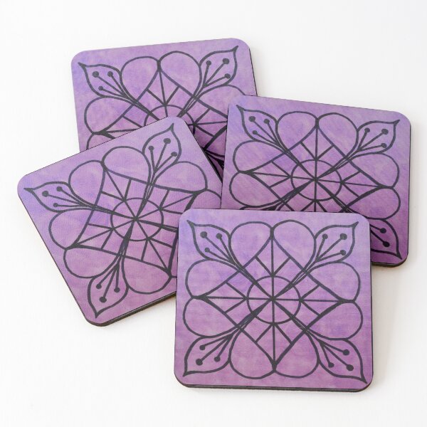 Item preview, FLOURISH MANDALA ~ SACRED GEOMETRY FOR THE SOUL~PURPLE designed and sold by Ann Chatfield.