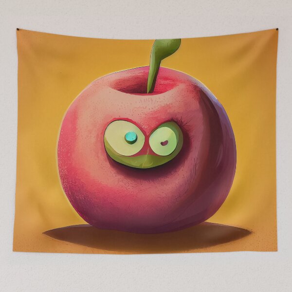 Item preview, Eat Your Apples - Scary and Funny Fruits designed and sold by The Oracle of Surrealism Sublime Consciousness.