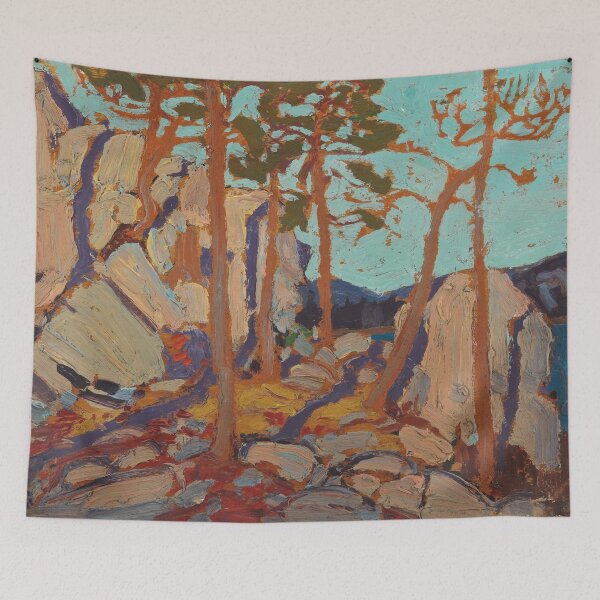 Item preview, Tom Thomson Pine Cleft Rocks, 1916 designed and sold by Vintage Wall Art.