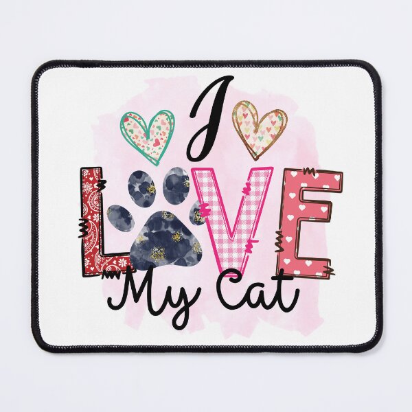 Item preview, I Love My Cat designed and sold by JennBBDesigns.