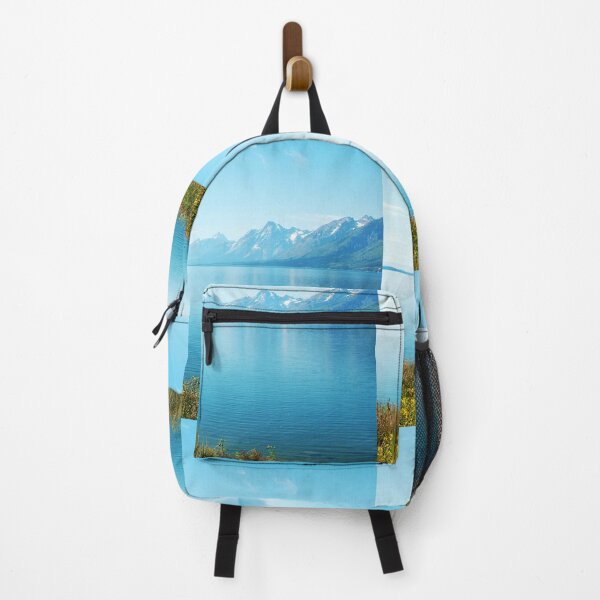 Item preview, Landscape photography, lake, blue sky and wild plants. Grand Teton National Park. designed and sold by naturematters.
