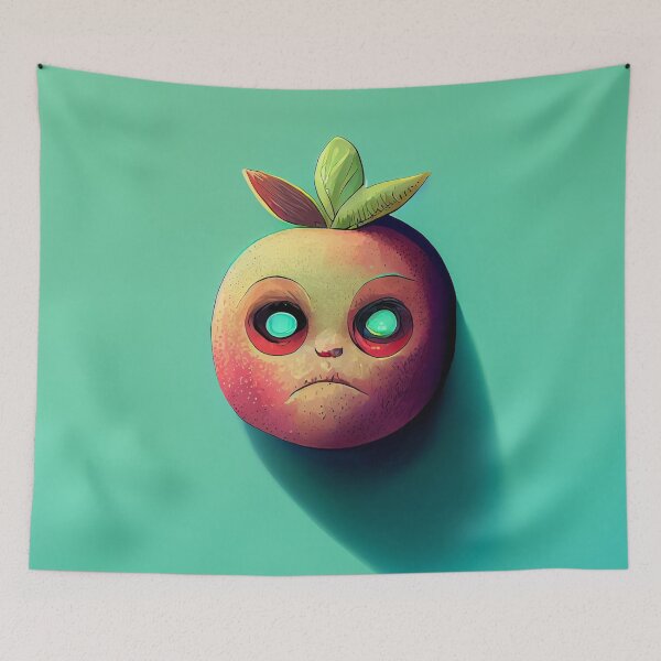 Item preview, Eat Your Apples - Scary and Funny Fruits designed and sold by The Oracle of Surrealism Sublime Consciousness.
