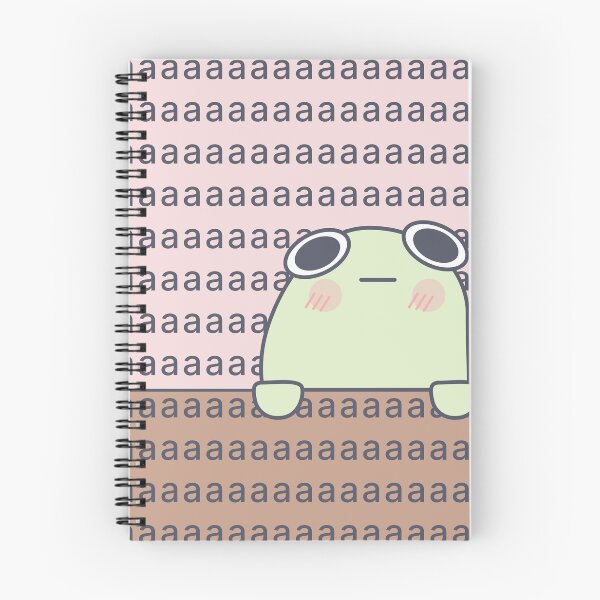 Item preview, cute existential cartoon frog screaming designed and sold by l2b-studio.