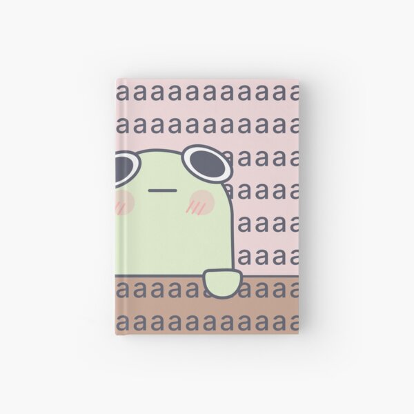 Item preview, cute existential cartoon frog screaming designed and sold by l2b-studio.