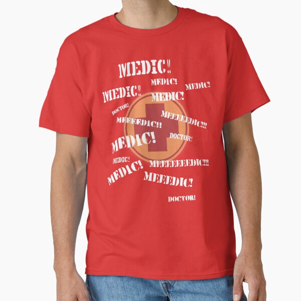Aperçu de l'œuvre Appuyez sur 'E' pour Medic- RED créée et vendue par PurpleAlien.