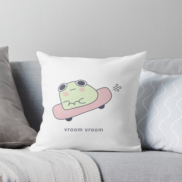 Item preview, cute cartoon frog on skateboard designed and sold by l2b-studio.