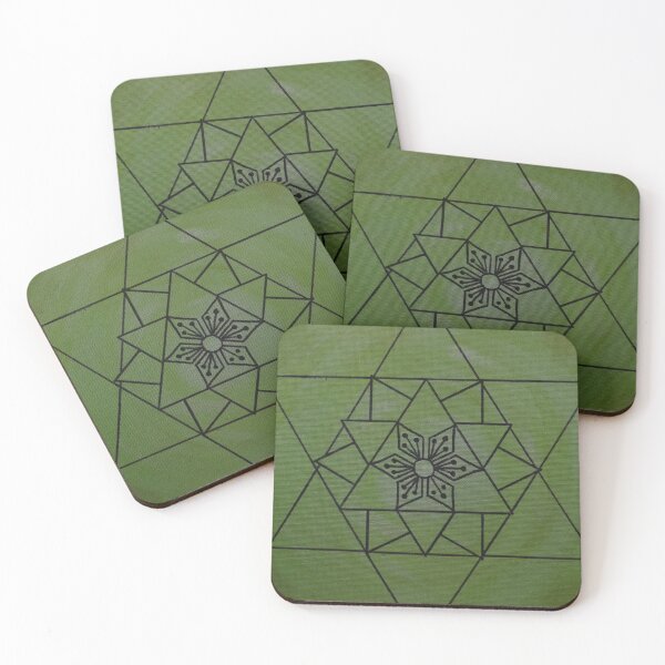 Item preview, BOUNDARIES FOR GROWTH MANDALA ~ SACRED GEOMETRY FOR THE SOUL~GREEN designed and sold by Ann Chatfield.