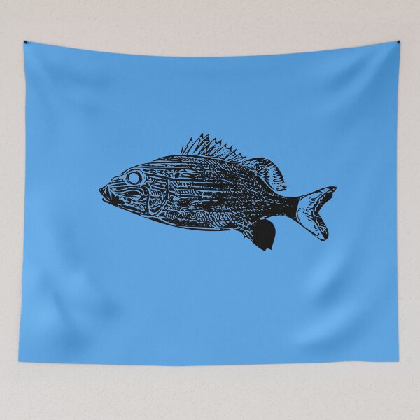 Item preview, A Blue Striped Grunt Black Design  designed and sold by designsasstultd.