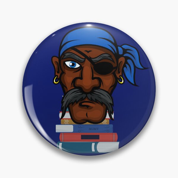 Item preview, Book Pirate Blue Bandana designed and sold by tmdaliggr.