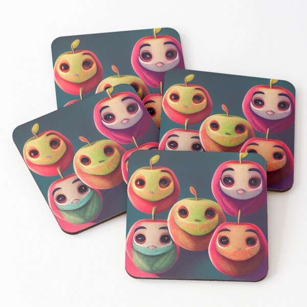 Item preview, Eat Your Apples - Scary and Funny Fruits designed and sold by The Oracle of Surrealism Sublime Consciousness.