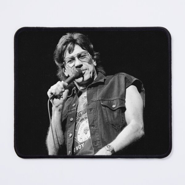 Item preview, John Kay - Steppenwolf - BW Photograph designed and sold by ConcertImages.