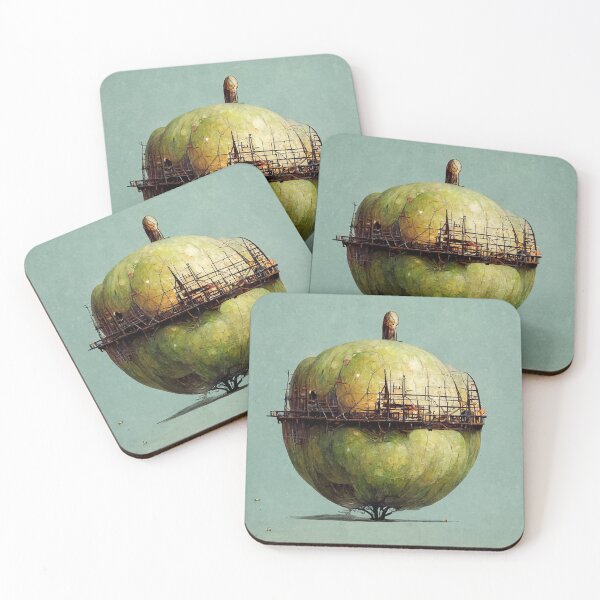 Item preview, Eat Your Apples - Scary and Funny Fruits designed and sold by The Oracle of Surrealism Sublime Consciousness.