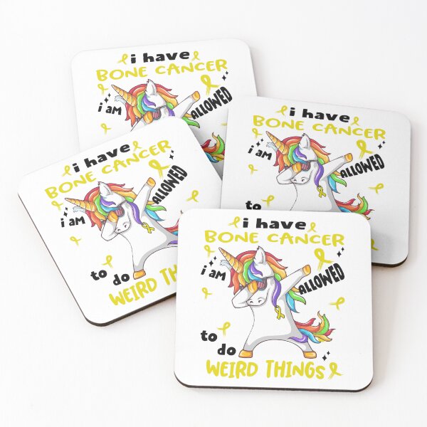 Item preview, Bone Cancer Awareness Funny I have Bone Cancer i'm allowed to do Weird Things! designed and sold by JanetShop809.