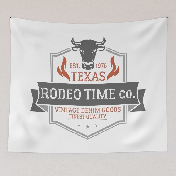 Item preview, Vintage Rodeo Time Co - Texas Original Limited Goods Logo Style designed and sold by wingstar.
