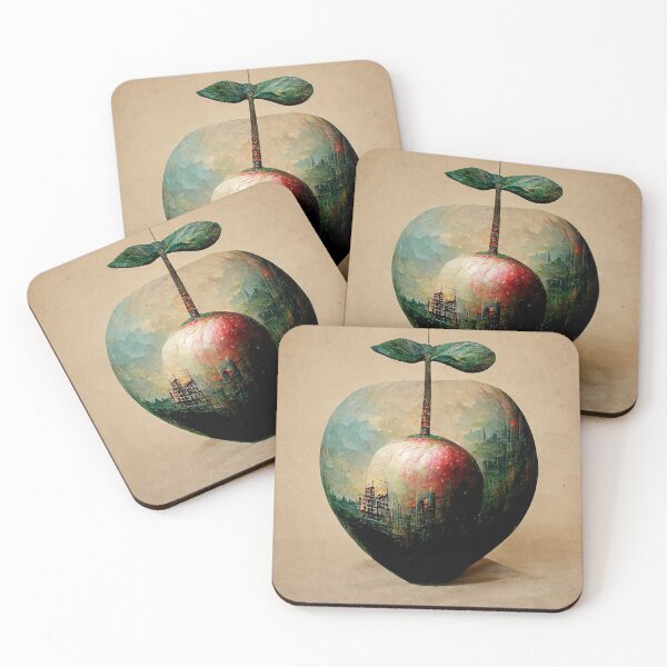 Item preview, Eat Your Apples - Scary and Funny Fruits designed and sold by The Oracle of Surrealism Sublime Consciousness.