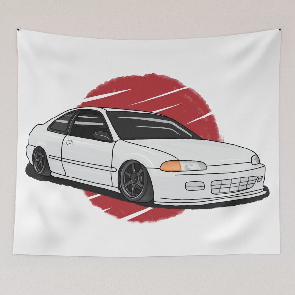 Item preview, Honda Civic EJ1 - White designed and sold by JonasJunqueira.