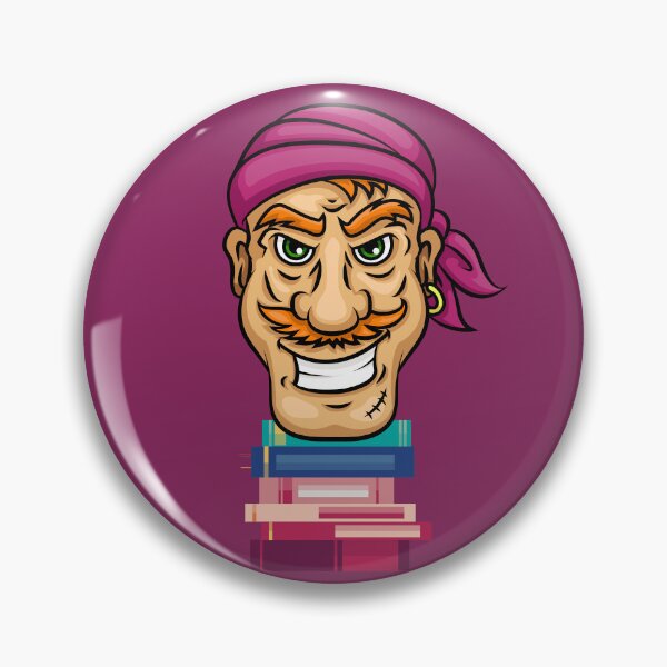 Item preview, Book Pirate Pink Bandana designed and sold by tmdaliggr.
