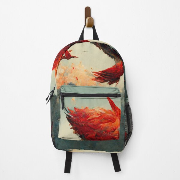 Item preview, A flock of burning red birds designed and sold by Riverside-Moon.