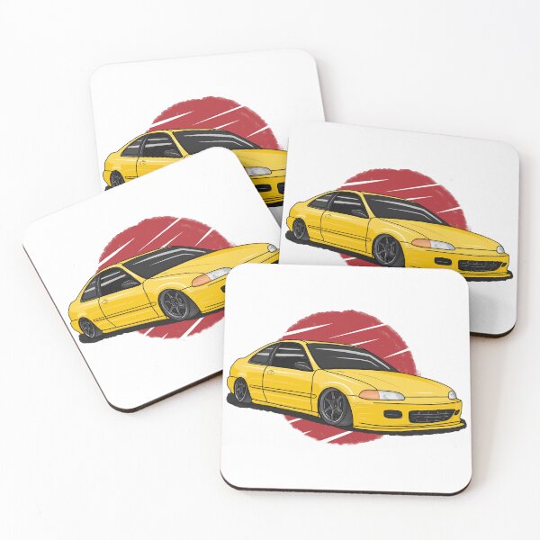 Item preview, Honda Civic EJ1 - Yellow designed and sold by JonasJunqueira.