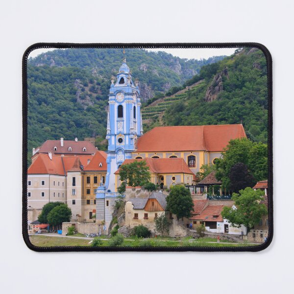 Item preview, Durnstein and blue church spire, Austria designed and sold by FranWest.