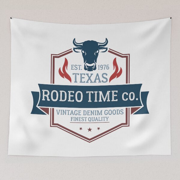 Item preview, Vintage Rodeo Time Co - Texas Original Limited Goods Logo Style designed and sold by wingstar.