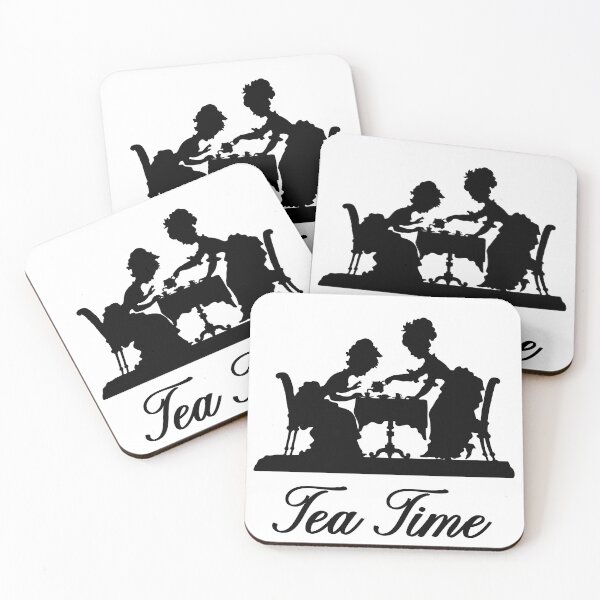Item preview, Tea Time Victorian Ladies Black designed and sold by karwilberevivalcollection.