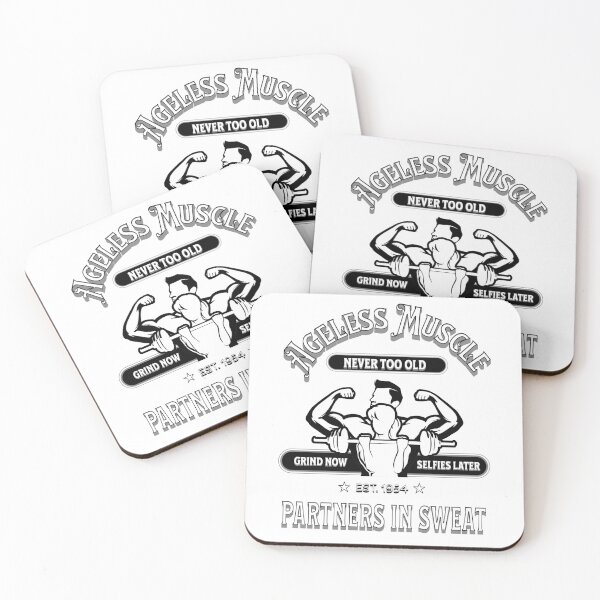 Item preview, Ageless Muscle Partners in Sweat designed and sold by agelessfitfreak.