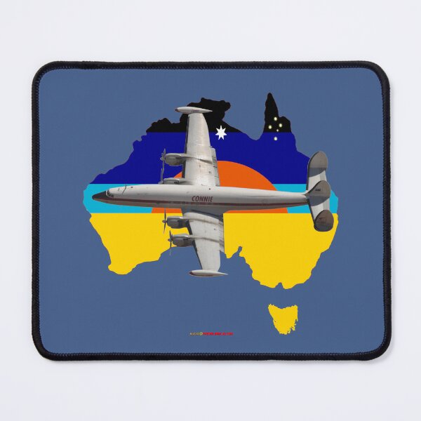Item preview, Australia Map Design - Lockheed Super Constellation VH-EAG designed and sold by muz2142.