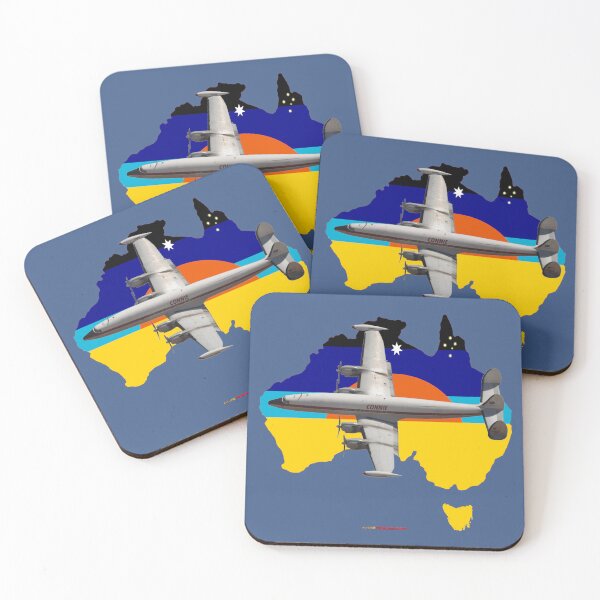 Item preview, Australia Map Design - Lockheed Super Constellation VH-EAG designed and sold by muz2142.