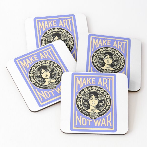 Item preview, Make Art Not War designed and sold by ONPINI.