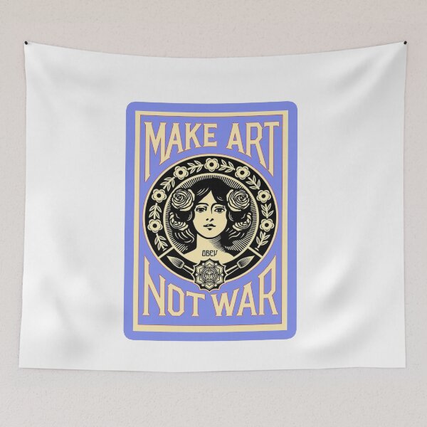 Item preview, Make Art Not War designed and sold by ONPINI.