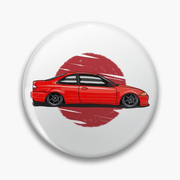 Item preview, Honda Civic EJ1 SIDE - Red designed and sold by JonasJunqueira.