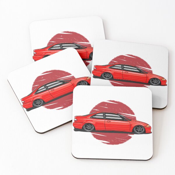 Item preview, Honda Civic EJ1 SIDE - Red designed and sold by JonasJunqueira.