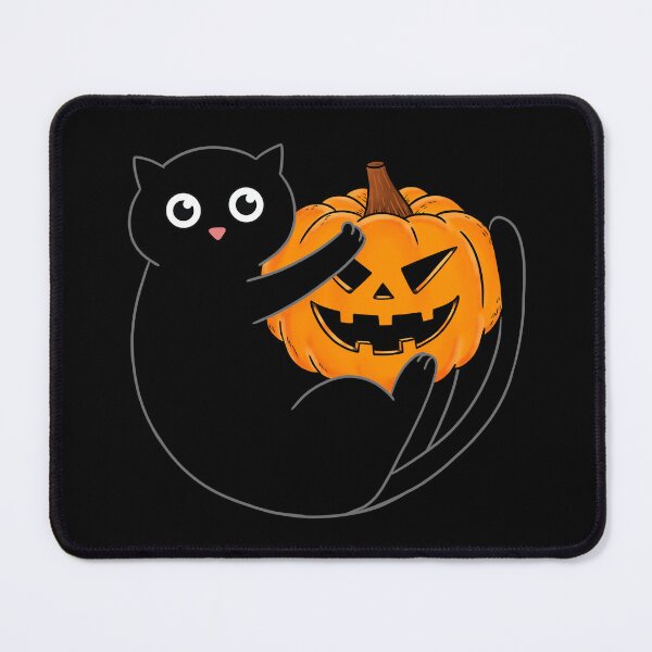 Item preview, Black cat and pumpkin designed and sold by coffeeman.
