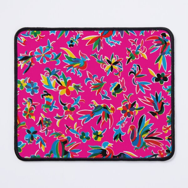 Item preview, Authentic mexican oilcloth pink rosa mexicano otomí tablecloth textil designed and sold by T-Mex.