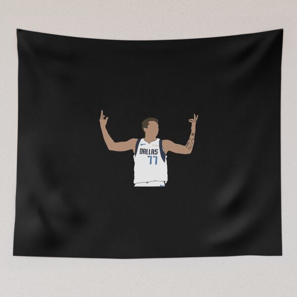 Item preview, Luka Saves The Mavs Sticker designed and sold by marisannogm.