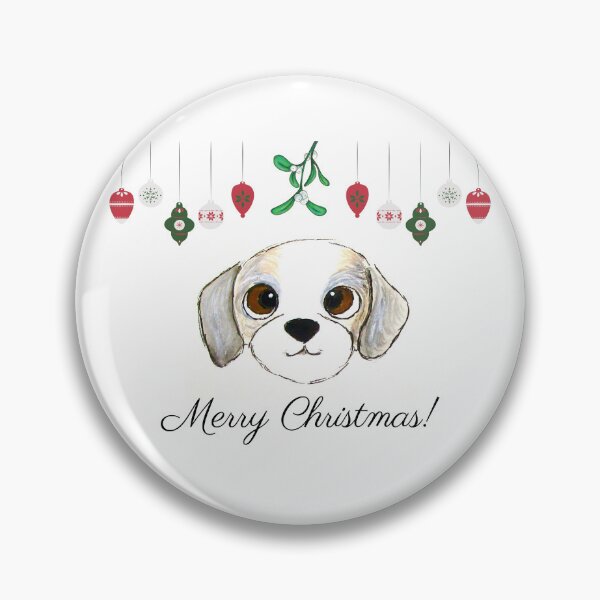 Artikelvorschau, Weihnachten Shih Tzu entworfen und verkauft von PaintedbyCarol.