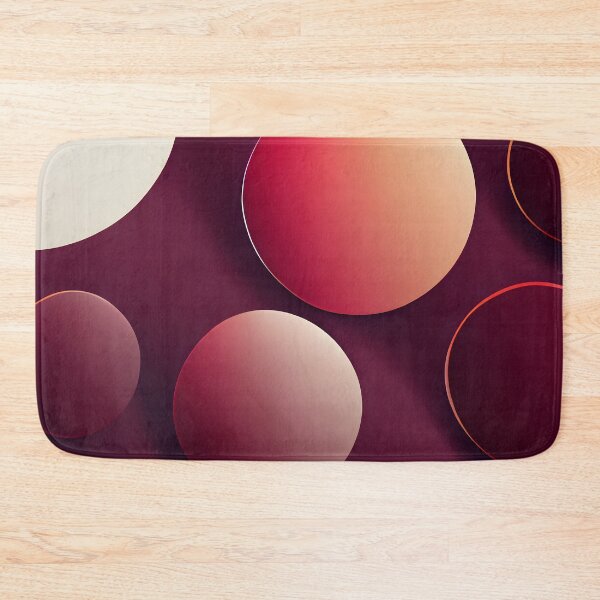 Item preview, Circles on Burgundy designed and sold by samjoule.
