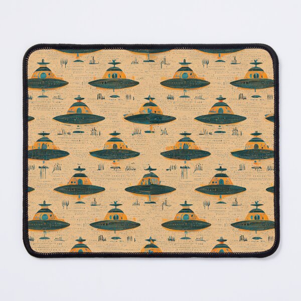 Item preview, Alien hieroglyphs seamless pattern designed and sold by Riverside-Moon.